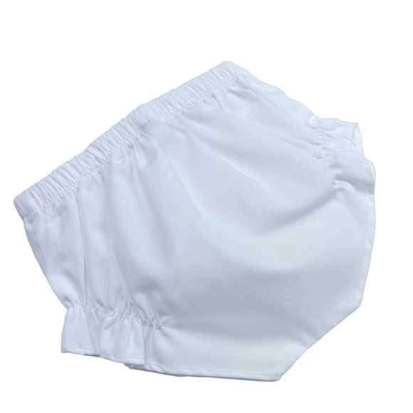 NWT Proper Peony White Pleat Embroidered French Knot Cross Dress & Bloomer 6m - Picture 11 of 11